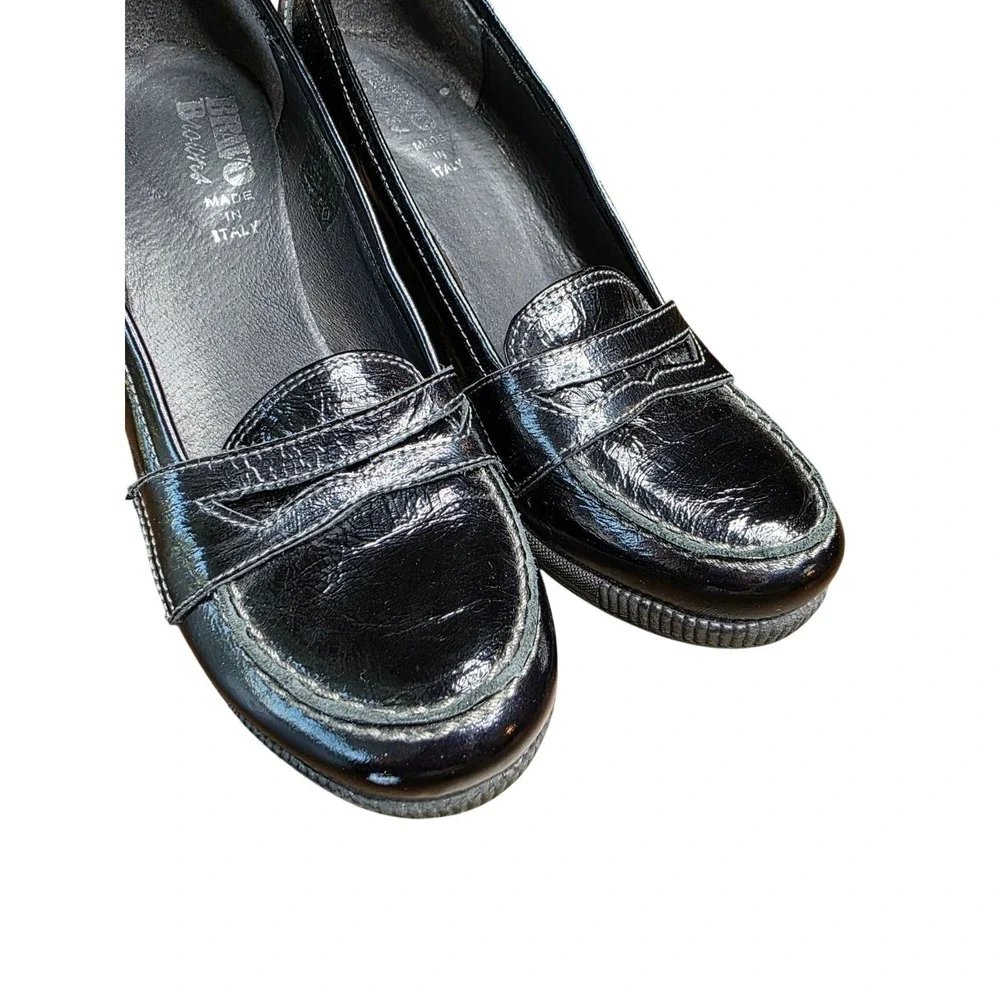 Bravo browns‎ made in Italy leather women shoes size 8